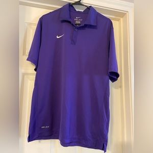 Men’s Nike Dry fit Size Medium Purple polo